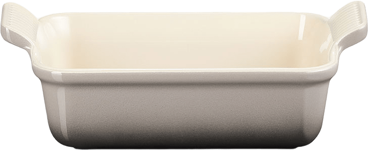 Rektangulär ugnsform Heritage stengods 19cm Flint, från Le Creuset, i färgen Flint.