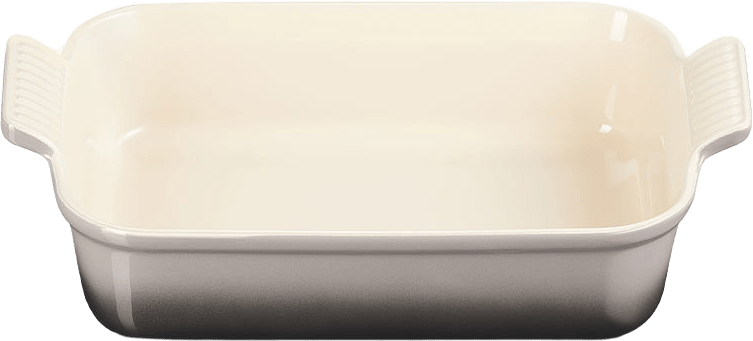 Rektangulär ugnsform Heritage stengods 26cm Flint, från Le Creuset, i färgen Flint.