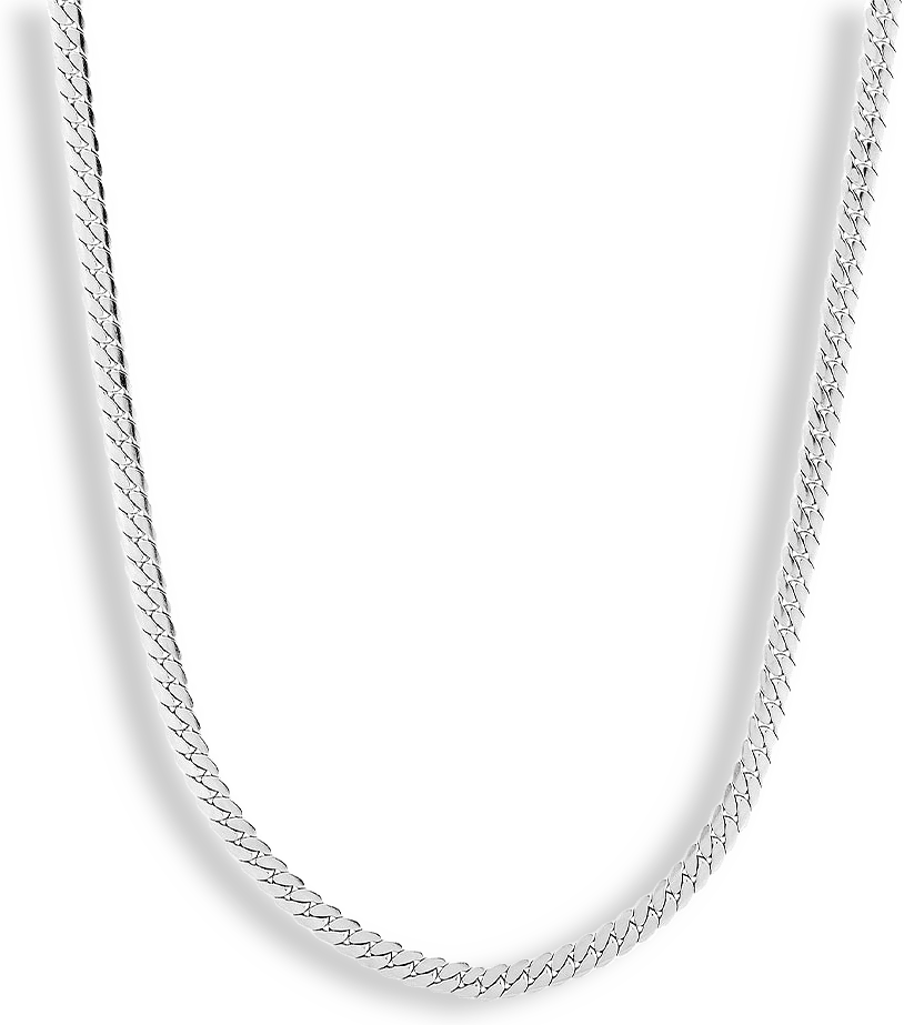 Trinity Chain Necklace 45 cm Steel