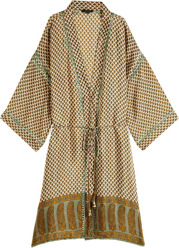 Jaypur Saree Kimono, från Rituals, i färgen Green Flower.