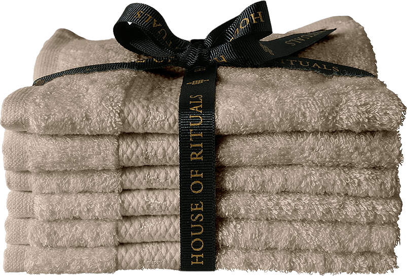 Super Smooth Cotton Guest Towel, från Rituals, i färgen Sand.