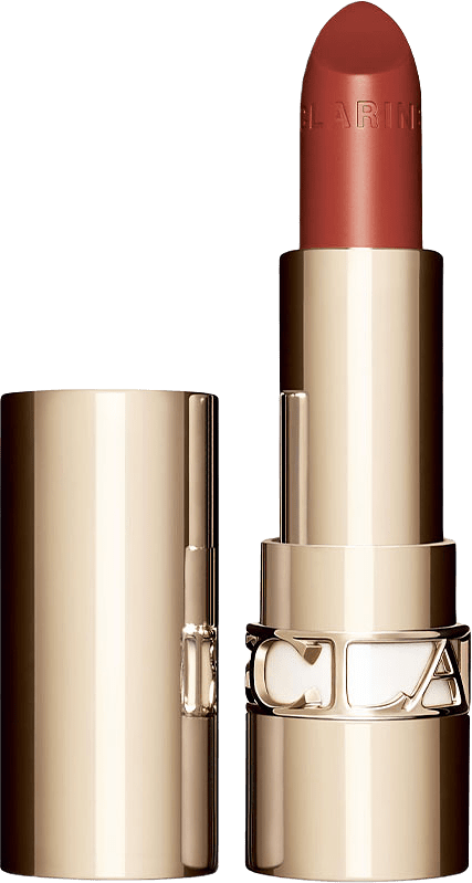Joli Rouge Satin Lipstick, från Clarins, i färgen Spicy Cinnamon.