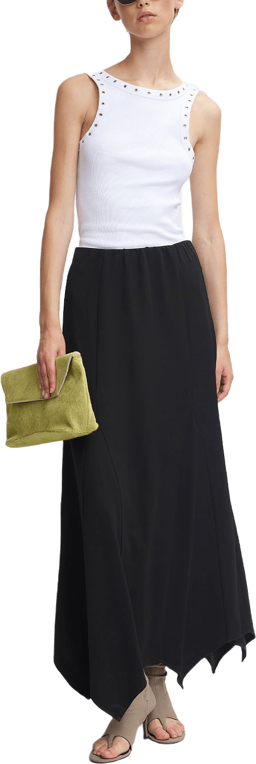 DrewGZ Eyelet Tank Top, från Gestuz, i färgen Bright White.