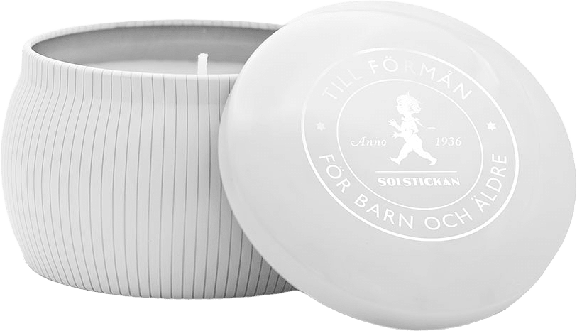 Doftljus - Eukalyptus, från Solstickan Design, i färgen Vit.