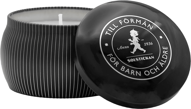 Doftljus - Cederträ, från Solstickan Design, i färgen Svart.