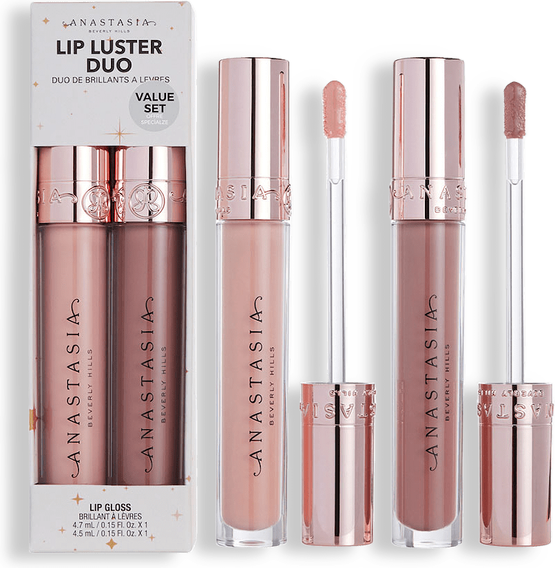 Lip Luster Duo - Deep Taupe & Guava