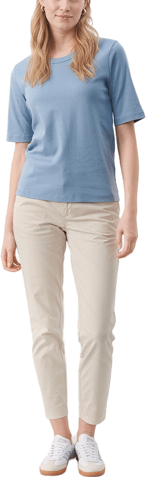 RatanaPW TS T-shirt, från Part Two, i färgen Faded Denim.