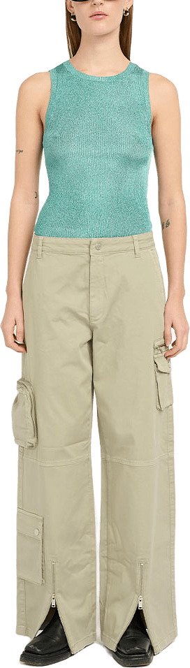 MirjaGZ Cargo Pants, från Gestuz, i färgen Abbey Stone.