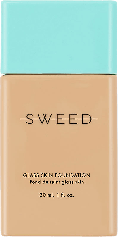Glass Skin Foundation, från SWEED, i färgen 08.