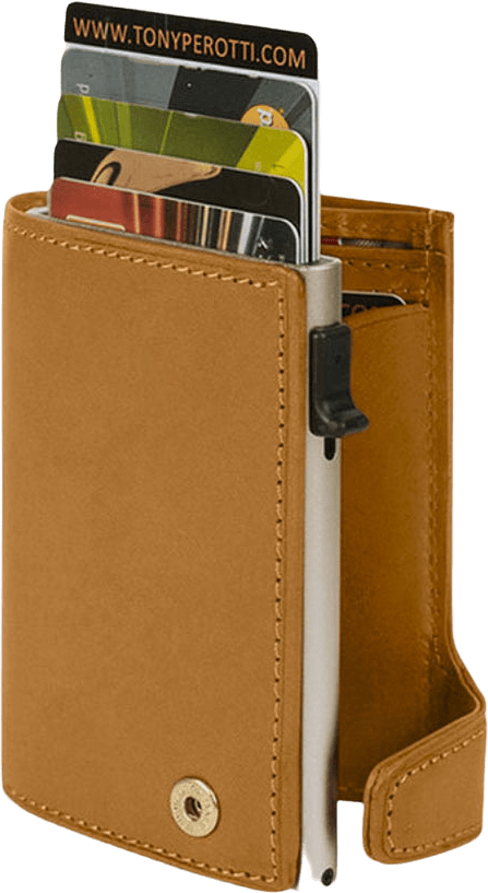 Creditcard holder, från Tony Perotti, i färgen Cognac.