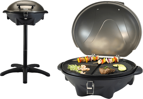 El-grill På Avtagbart Stativ, från Tristar, i färgen svart.