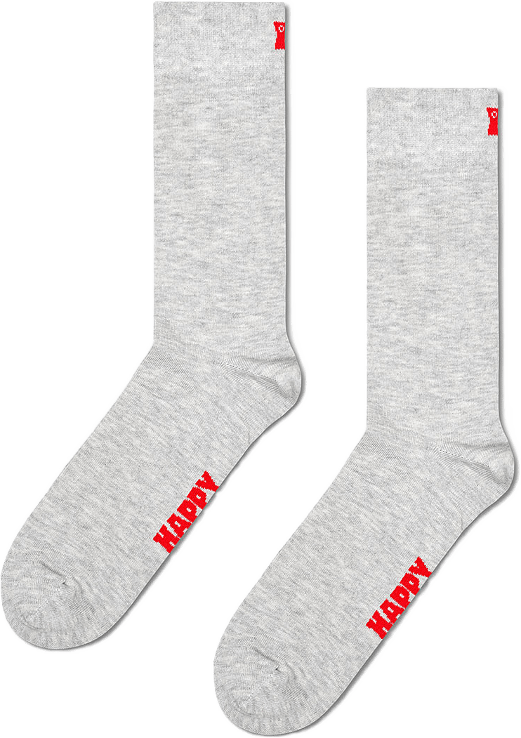 Solid Sock, från Happy Socks, i färgen Grey.