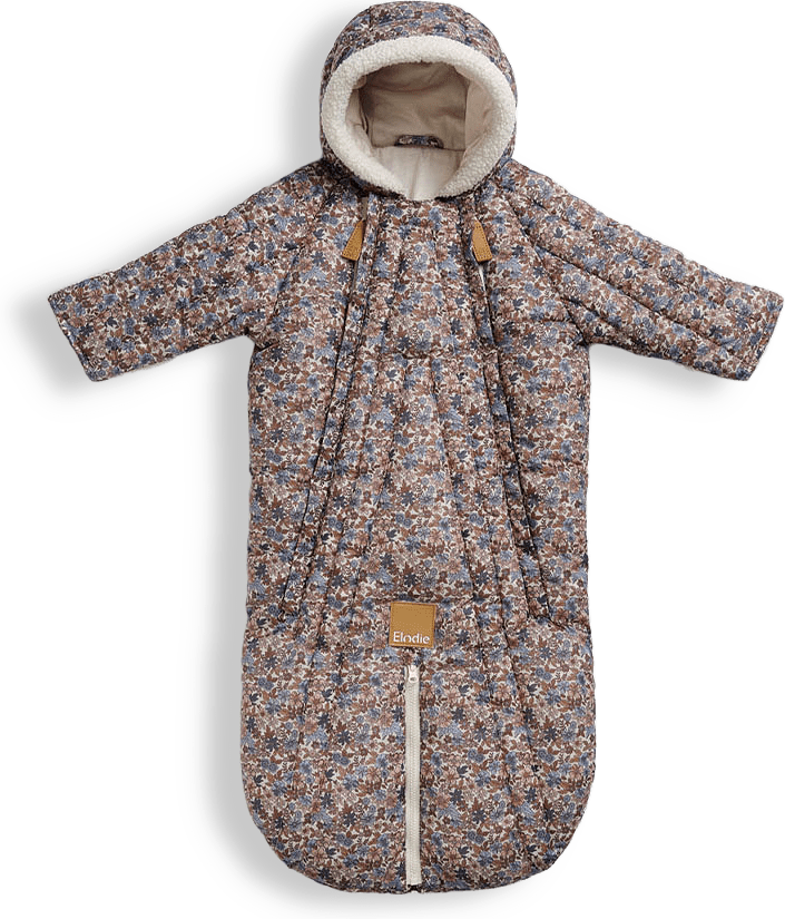 Baby Overall - Blue Garden 6-12m