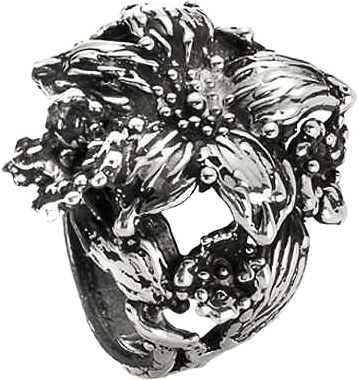 Ring Only flower, från Bottega Boccadamo, i färgen Silver.