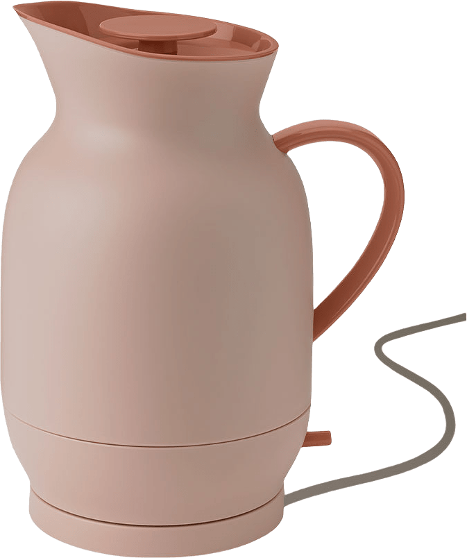 Amphora vattenkokare 1.2 l. soft peach, från Stelton, i färgen Soft Peach.