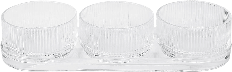 Pilastro tapas set 4 delar, från Stelton, i färgen Clear.