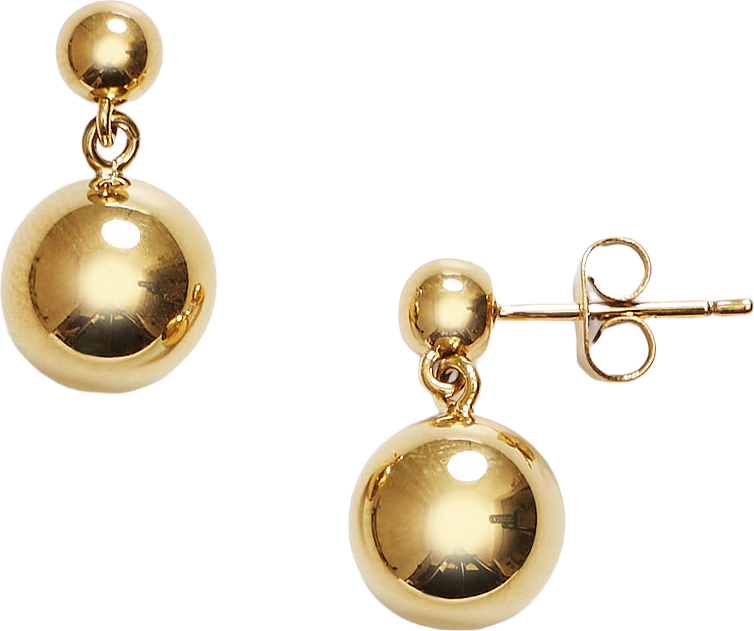 Drop of Gold Earring, från Anni Lu, i färgen Gold.