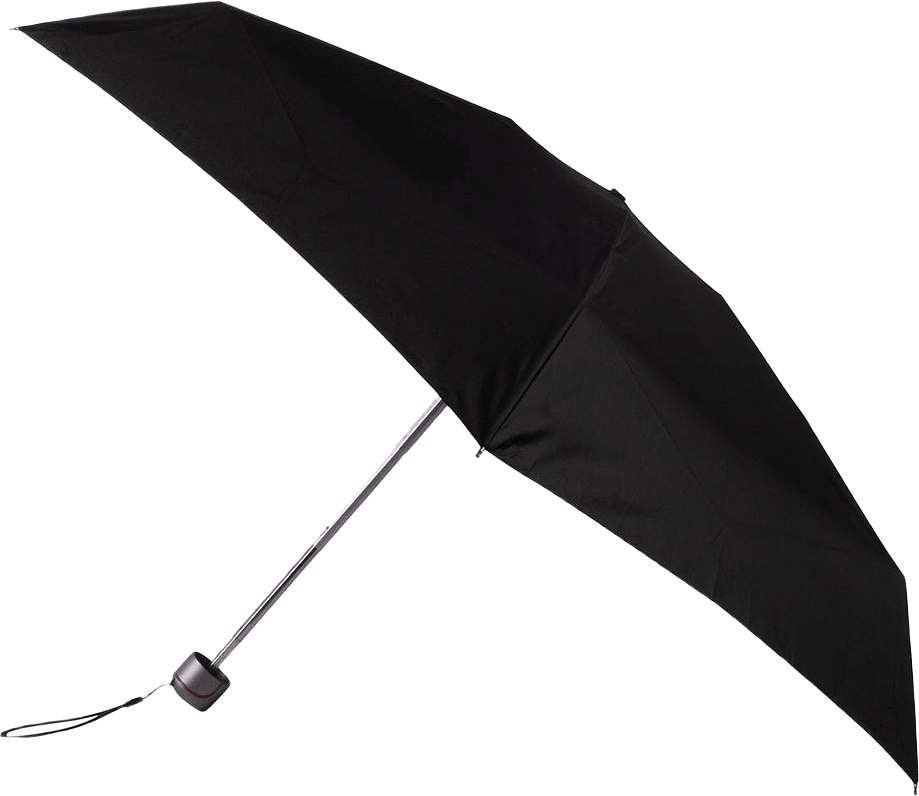 X-tra stark Mini rund Eco paraply, från Totes, i färgen Black.