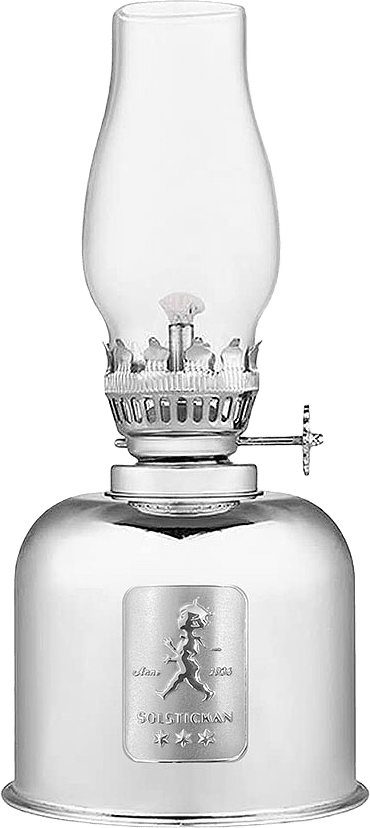 Fotogenlampa Silver, från Solstickan Design, i färgen Silver.