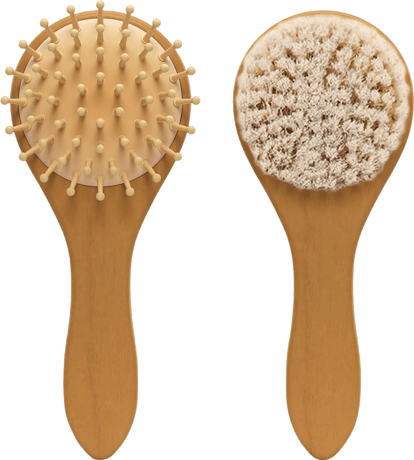 Wooden hair brush set, från ARC Of SWEDEN.
