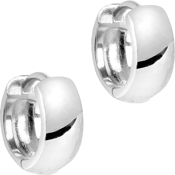 Örhängen, Classic Wide, från ENAMEL Copenhagen, i färgen 925s.