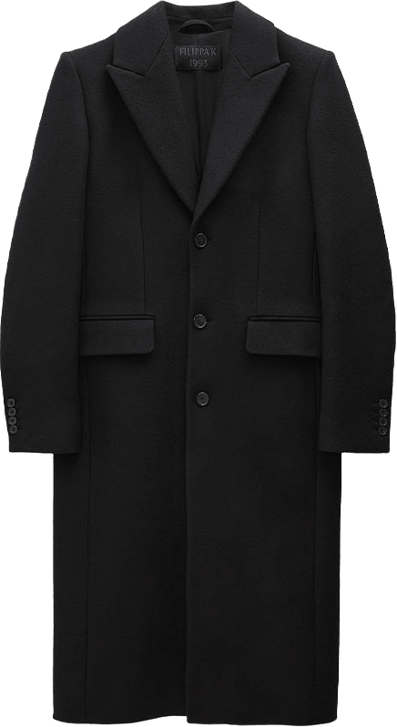Outerwear 93 Slim Wool Coat