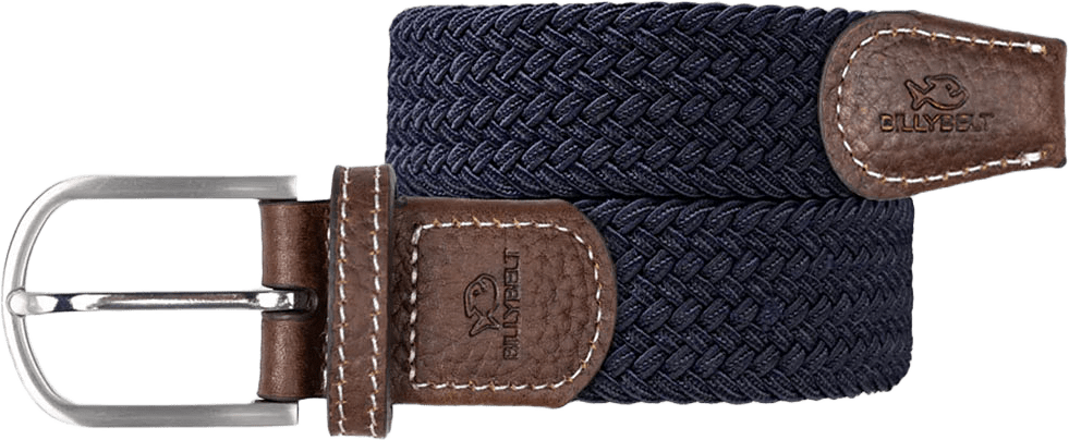 Plain woven belt, från BILLYBELT, i färgen Navy Blue.