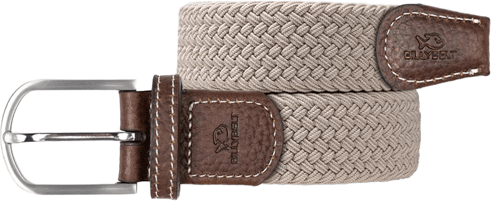 Plain woven belt, från BILLYBELT, i färgen Sandy Beige.