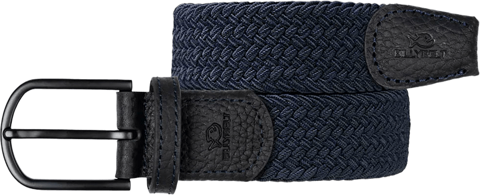 Plain woven belt, från BILLYBELT, i färgen Deep Water.