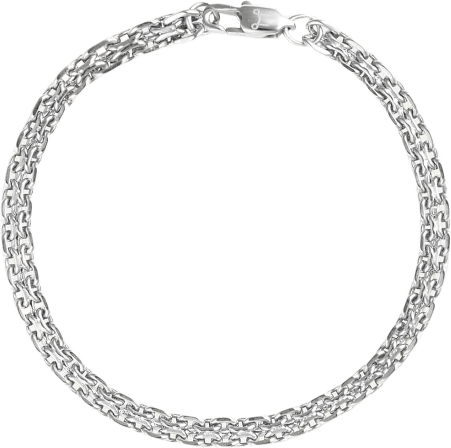 Darling Steel Medium Bracelet, från Mockberg, i färgen Silver.