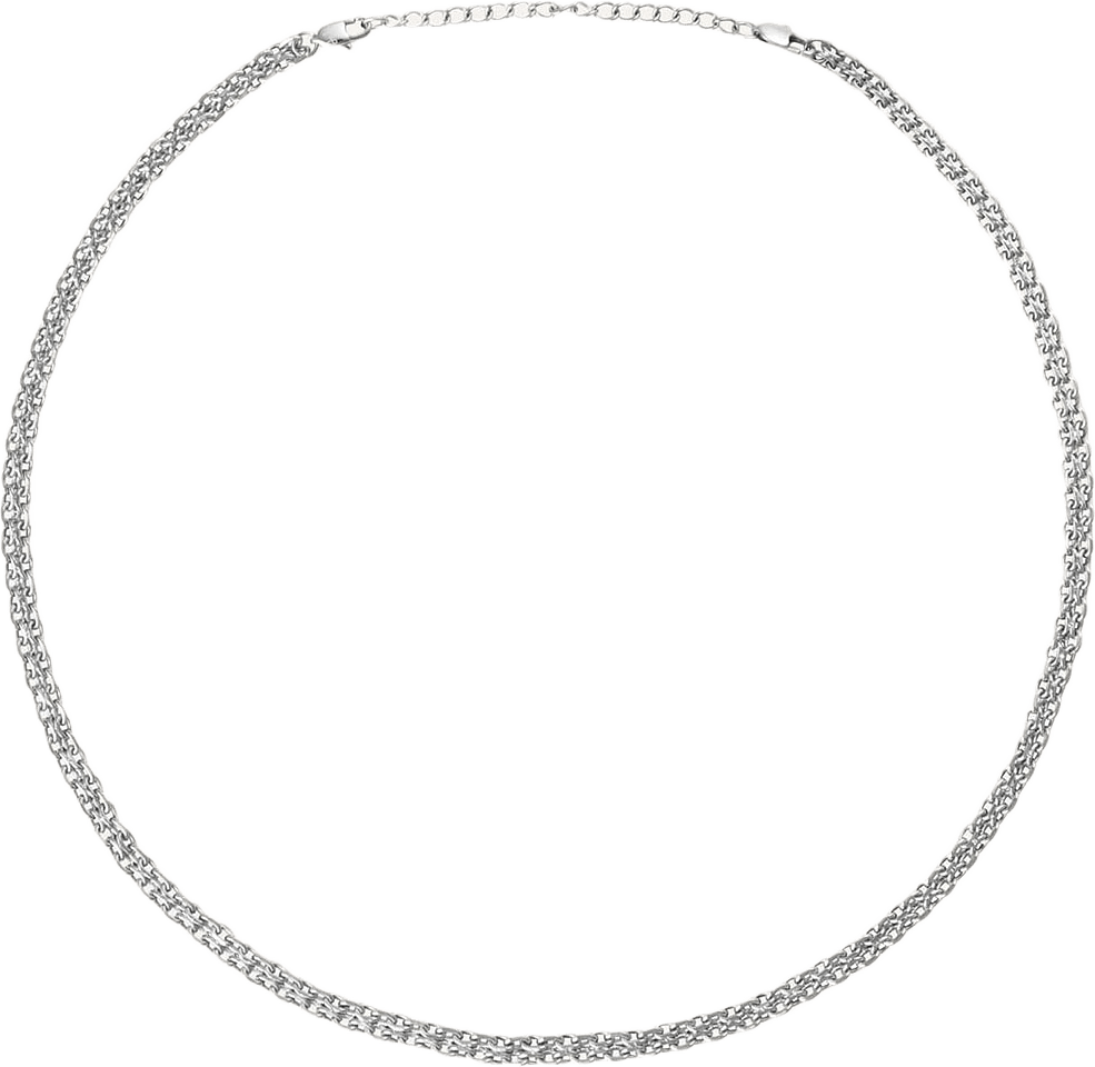 Darling Steel 400 mm Necklace, från Mockberg, i färgen Silver.