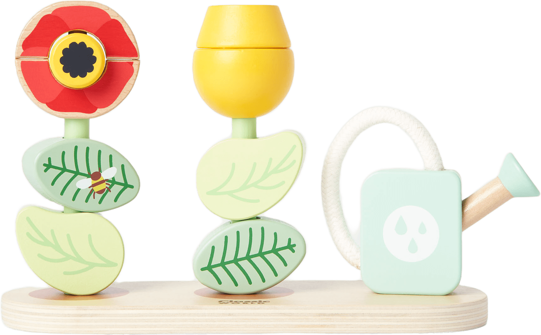 Stapelleksak med blommor, från Classic, i färgen Multicolour.