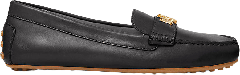 Barnsbury Burnished Leather Driver, från Lauren Ralph Lauren, i färgen Black.