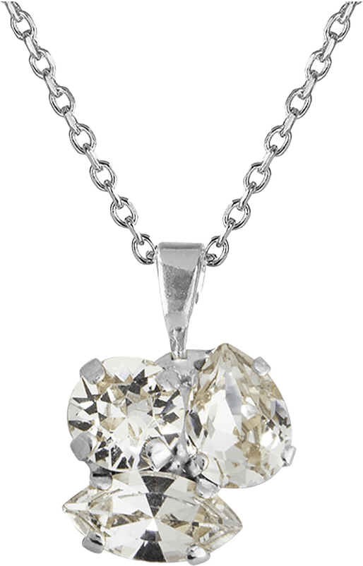 Ana Necklace, från Caroline Svedbom, i färgen Crystal.
