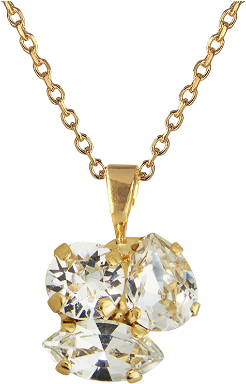 Ana Necklace, från Caroline Svedbom, i färgen Crystal.