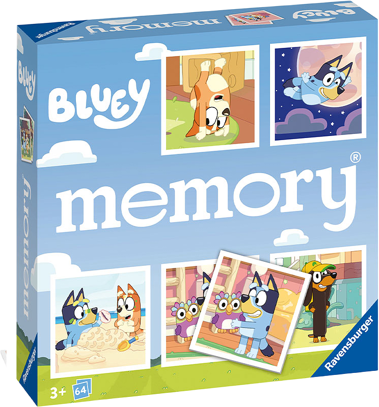 Bluey memory®, från RAVENSBURGER.
