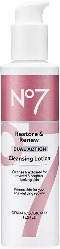 Restore & Renew Cleansing lotion, från No7.