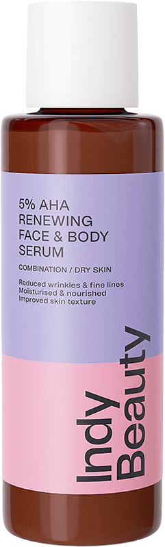 AHA 5% Renewing Body Serum, från Indy Beauty.