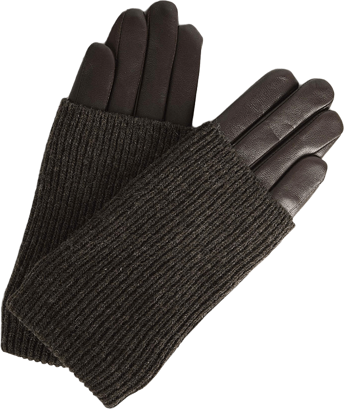 Helly Glove, från Markberg, i färgen Dark Brown.