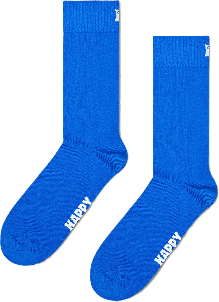 Solid Sock, från Happy Socks, i färgen Blue.