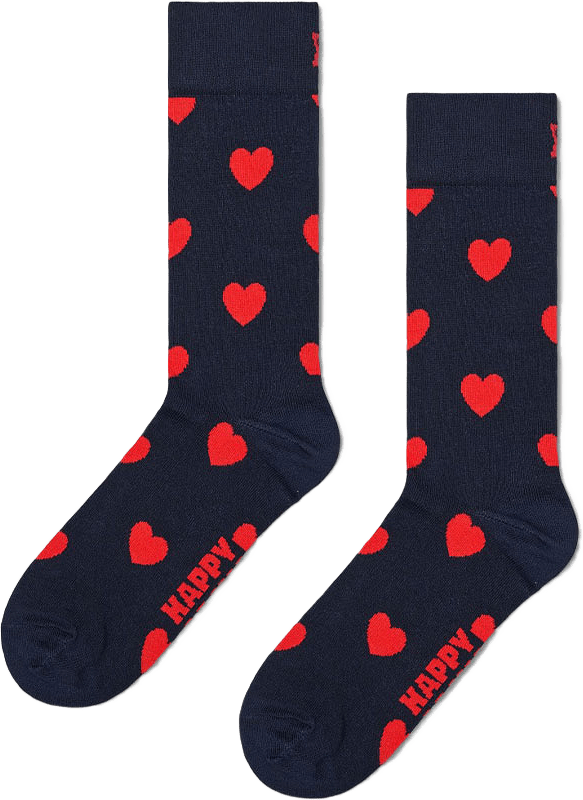 Heart Sock, från Happy Socks, i färgen Navy.