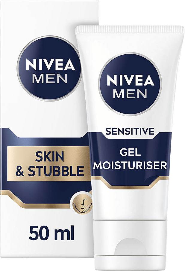 Ansiktskräm Sensitive Skin & Stubble Gel Moisturiser 50 ml NIVEA MEN, från NIVEA.