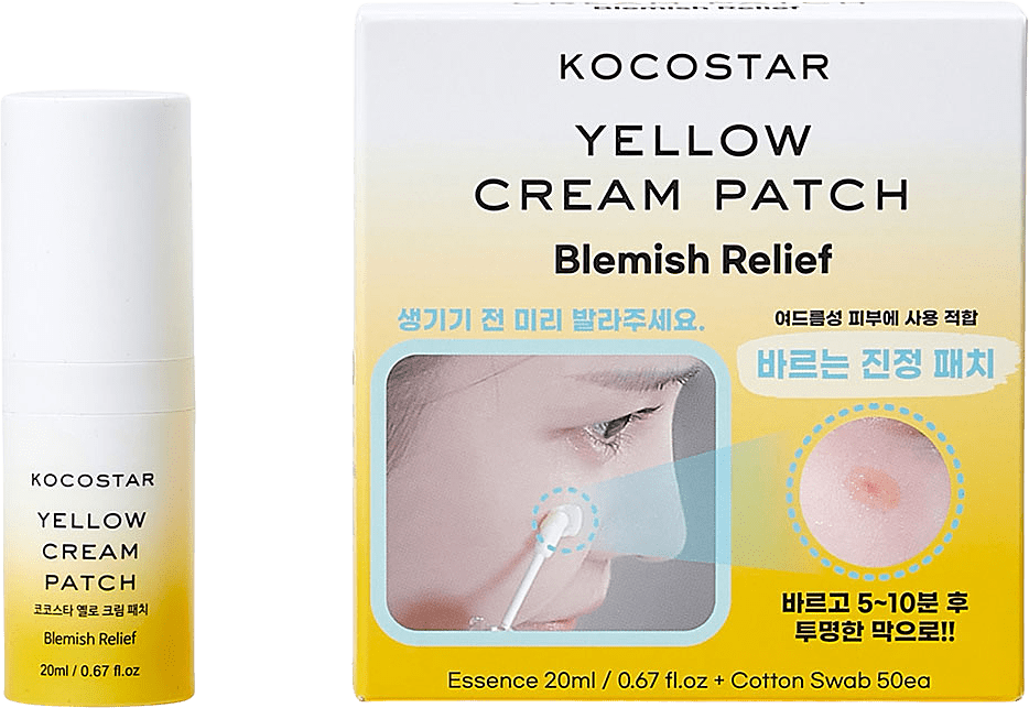 Yellow Cream Patch Blemish Relief Essence