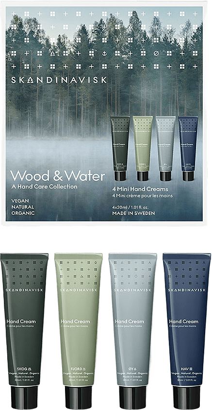 Giftbox Wood & Water Handkräm, från Skandinavisk.