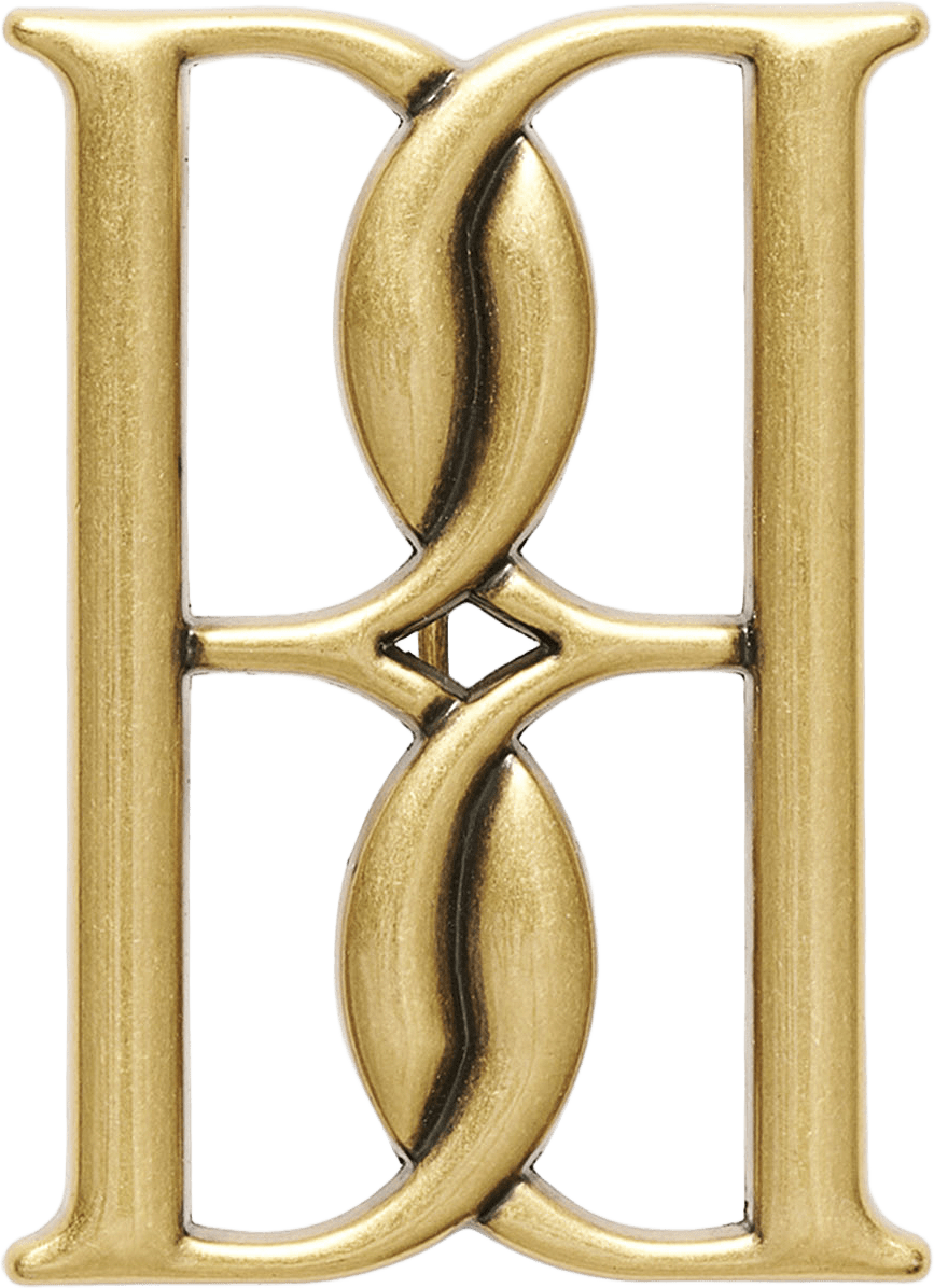 Mono liten brosch i guldfinish, från By Malene Birger, i färgen Gold.