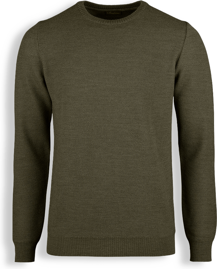 Knitwear Crew Neck - Textured Merino Wool