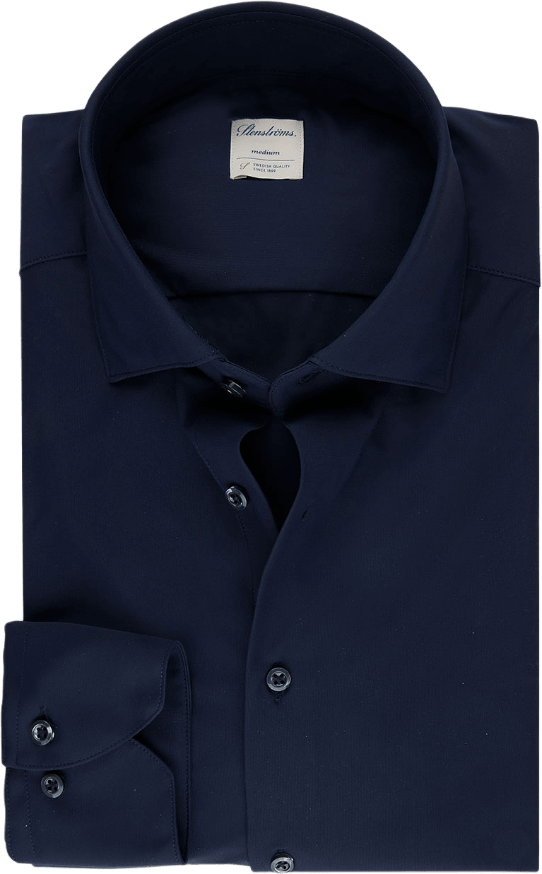 Shirt Jersey Slimline - 71 RC Cuff, från Stenströms, i färgen Navy.