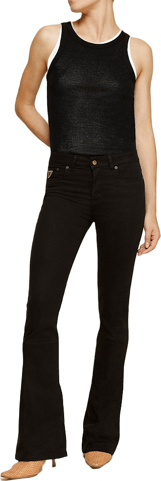 Raval Lea Soft Colour, från Lois Jeans, i färgen Black.