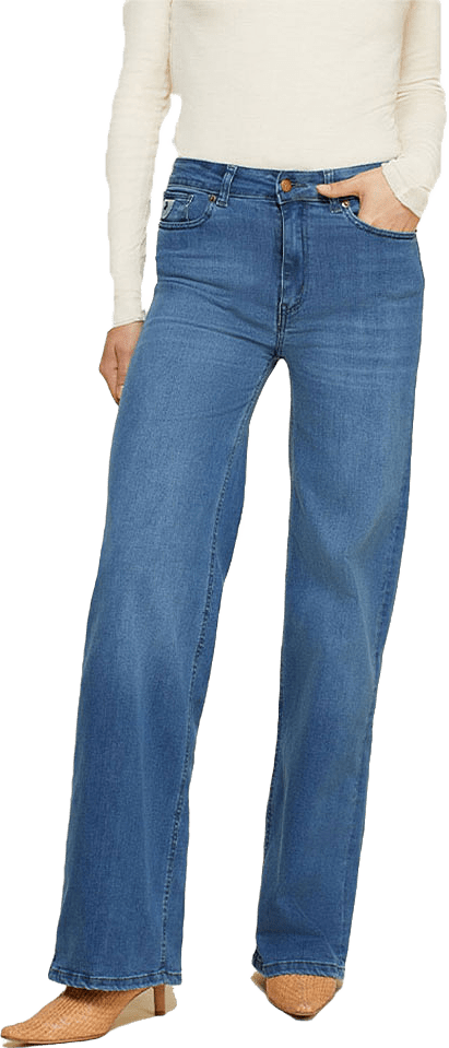 Palazzo Leia Teal, från Lois Jeans, i färgen Teal Stone.