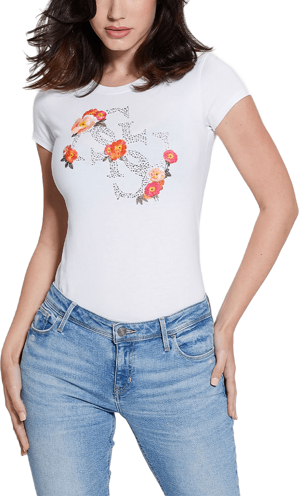 Ss Flower Quattro Logo R3 T-shirt